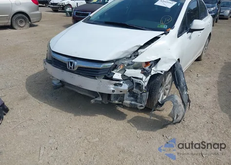2012 Honda Civic Ex from USA, damaged, VIN 19XFB2F8XCE346727
